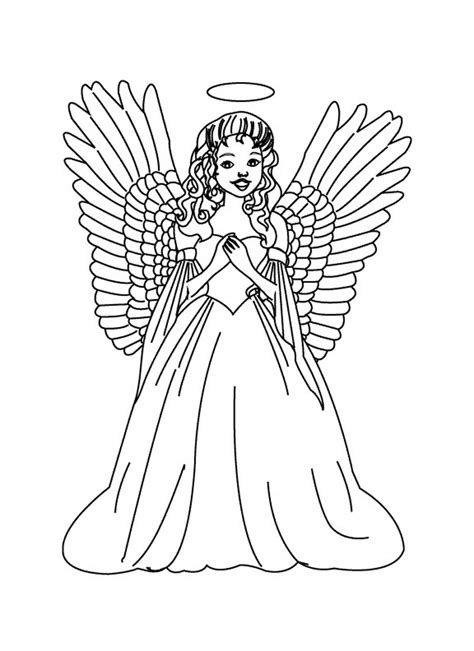 Printable Angel Coloring Pages Coloring Me Best Coloring Pages Galleries