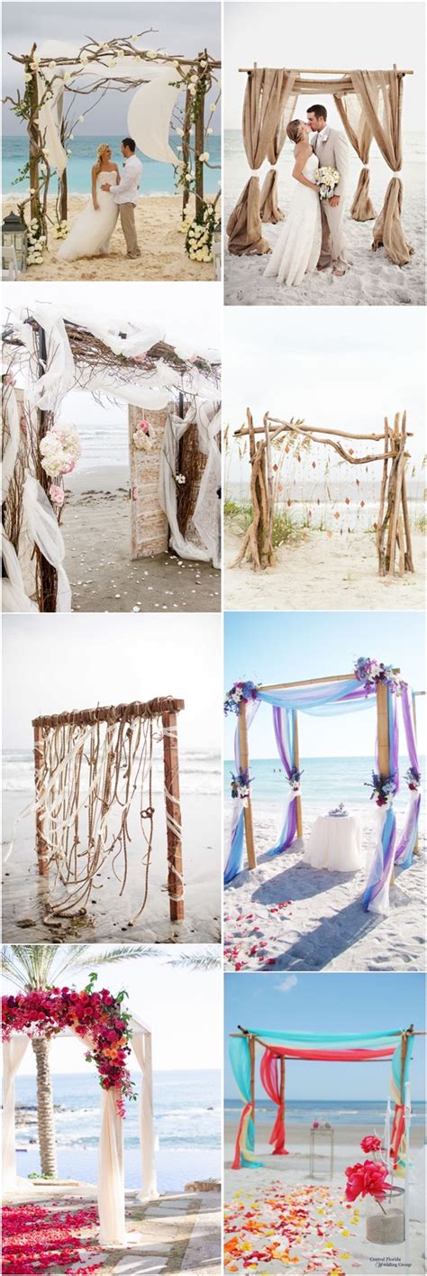 Beach Wedding Ideas Beach Wedding Arches Decors