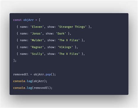 JavaScript: Remove Object From Array
