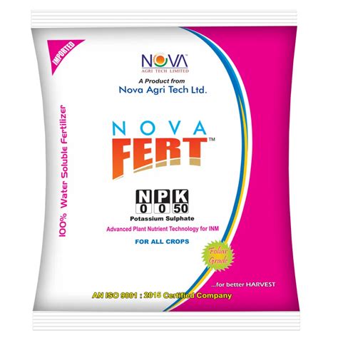 Grade Standard Bio Chem Graded Nova Fert 0 0 50 Bag At Rs 212kg In