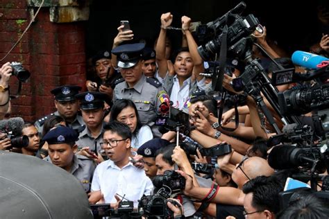 Myanmar Media Activists Condemn Conviction Of Reuters Reporters