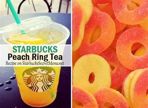 The most common peach tea starbucks material is plastic. Starbucks Peach Ring Tea | Starbucks Secret Menu