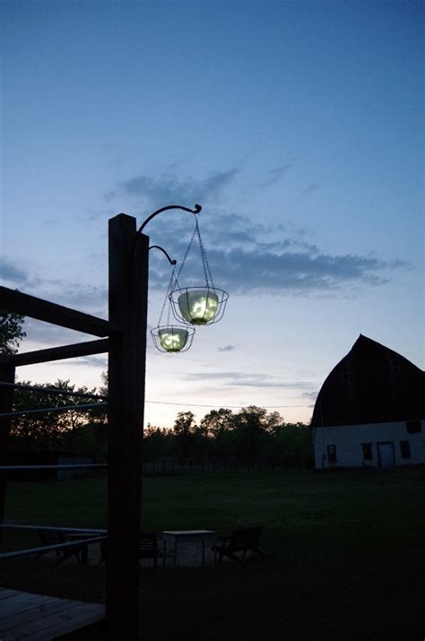 Hanging Solar Lights Using Glass Chandelier Bowls And