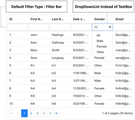 Datagrid Date Filter Not Working Properly In Asp Net Core Feedback