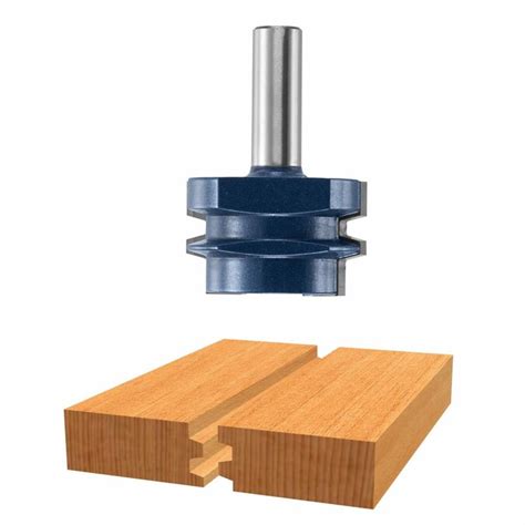 Bosch 1 78 In Carbide Tipped Reversible Glue Joint Router Bit In The
