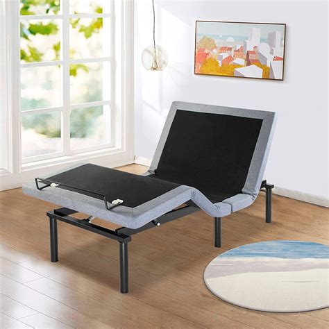 Soges Adjustable Bed Base Twin Xl Size With Foam Mattress