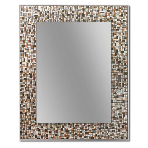 Deco Mirror 30 In L X 24 In W Melrose Mosaic Tile Single Wall Mirror