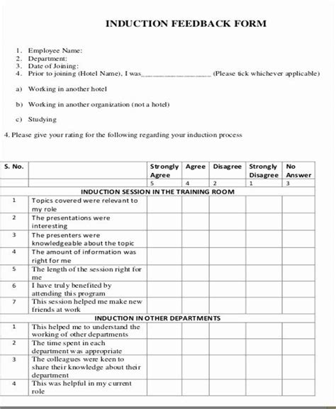 Because no employee file is used, this can mean there is less workload involved in deploying this type of survey. Training Feedback form for Employees Luxury Sample ...