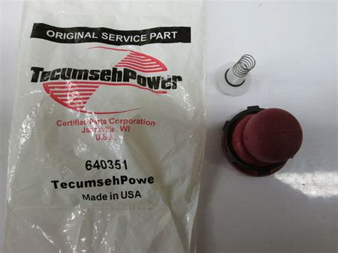 Tecumseh Lawnmower Primer Bulb 640351 New Oem Tecumseh Lawn Mower