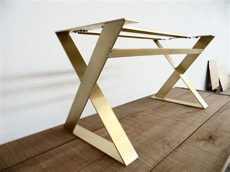 Metal dining table base cheapoair customer. Pin by Balasagun Metal Works / Custom on Brass Table Legs ...