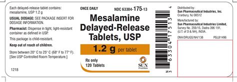 Mesalamine Tablet Delayed Release