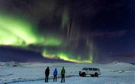 Northern Lights Aurora Borealis Iceland Reykjavik Natural