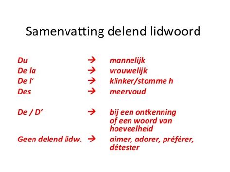 Delend Lidwoord