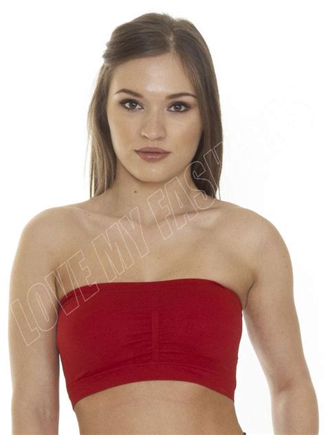 New Womens Ladies Plain French Lace Stone Boob Tube Bandeau Crop Top Size S M L Ebay