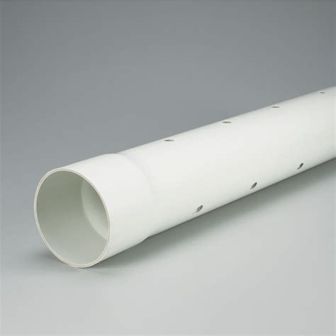 Ipex Pvc 4 Inches X 10 Ft Perforated Sewer Pipe The Home Depot Canada