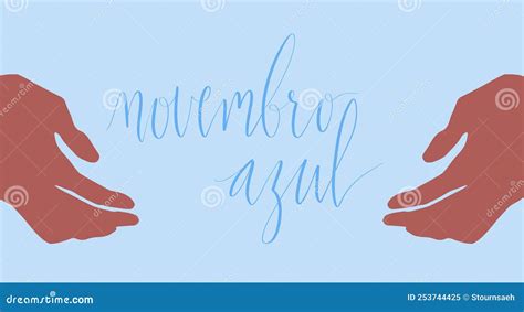 Novembro Azul Translation Blue November For Men Health Issues Awareness