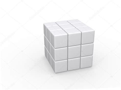 Fortunately, there's an easier route to figu. Puzzle Cube - Blank 3D - XL — Stock Photo © axstokes #7987680