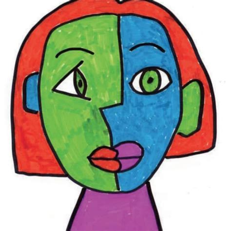 Kindergarten Archives · Art Projects For Kids Portraits Cubistes