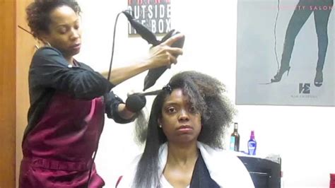 How To Straighten African American Hair Youtube