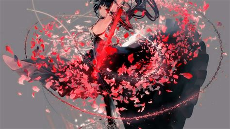 Download Red And Black Anime Wallpaper