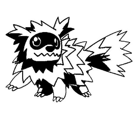 Printable Zigzagoon Pokemon Coloring Page Printable Coloring Page For