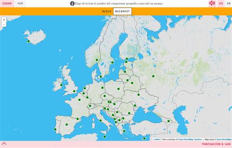 Mapa Para Jugar Dónde Está Capitales De Europa Mapas Interactivos