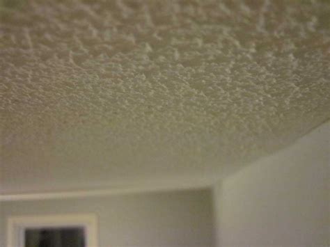 Many textured or popcorn ceilings contain asbestos. http://toemoss.com/image/11417-asbestos-popcorn-ceiling ...