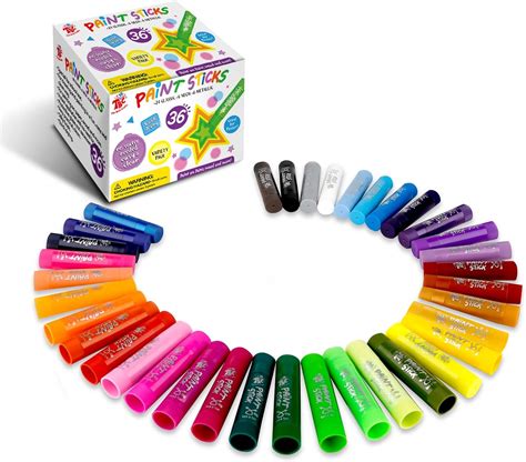 Tbc The Best Crafts Paint Sticks36 Classic Colors