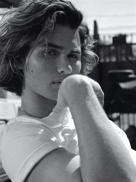 Chase Stokes For Vman Outer Banks Actors Black And White Aesthetic