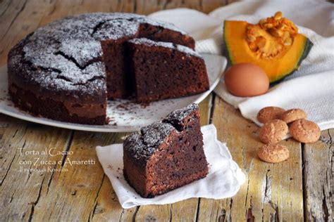 Torta Al Cacao Con Zucca E Amaretti Il Mondo Di Rosalba