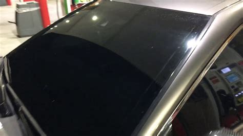 35 Front Windshield Tint At Night Youtube