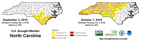 A Hot Dry September Sees Droughts Rapid Return North Carolina State
