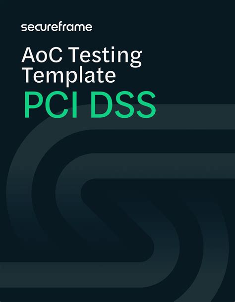 Pci Dss Attestation Of Compliance Testing Template