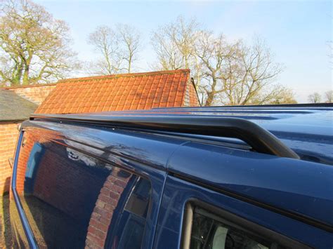 Vw T5 T6 Lwb Transporter Roof Rails Oe Genuine Style Black Roof Bars