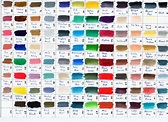 Colour chart for ScaleColor paints, from Scale75 : minipainting
