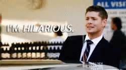 Totes Hilar GIF Supernatural Dean Winchester Im Funny Discover