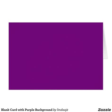 Blank Card With Purple Background Zazzle Purple Backgrounds Blank