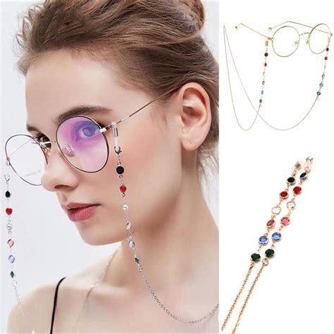 fashion glasses chain for women multicolored sunglasses lanyards eyewear cord holder neck strap