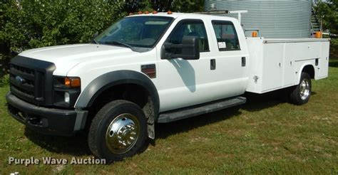 2008 Ford F550 Super Duty Xl Crew Cab Utility Truck In Centerville Ia