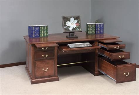 Executive Wooden Desk Woodworking Desk Plans Bookcase Woodworking