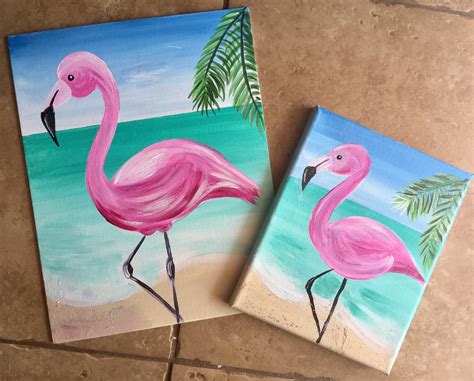 How To Paint A Flamingo Step By Step Painting