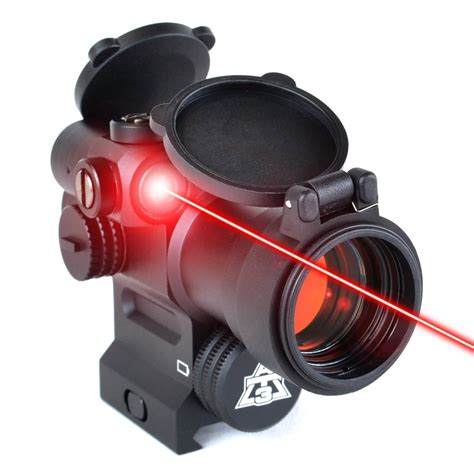 At3™ Leos Red Dot Sight W Integrated Laser And Riser At3 Tactical