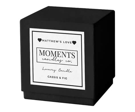 Black Candle Boxes — Custom Printed Black Coloured Packaging For Candles