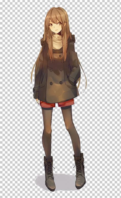 Anime Coat Girl