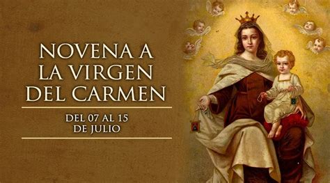 Hoy Se Inicia La Novena A La Virgen Del Carmen Noticias De Aci Prensa