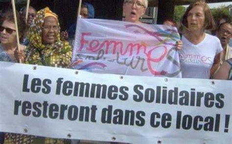 Bientôt Expulsées Les Femmes Solidaires Protestent Le Parisien