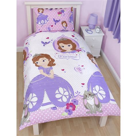 These items are breathable and do not cause any irritations or disturbances while resting. DISNEY SOFIA THE FIRST BEDDING SINGLE DOUBLE & JUNIOR ...