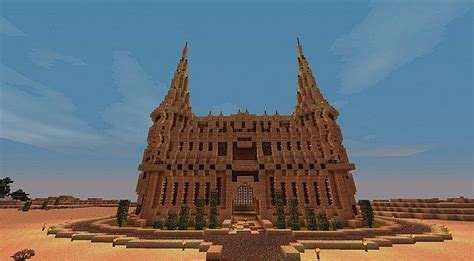 Minecraft Timelapse Sand Castle Minecraft Project