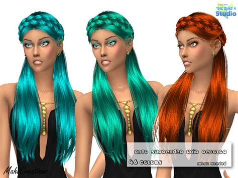 Anto Surrender Hair Recolor Mesh Needed The Sims 4 Catalog