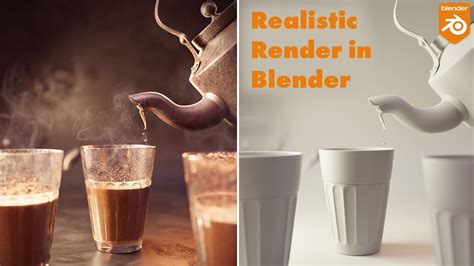 Creating A Realistic Render In Blender Indian Tea Cafe Youtube
